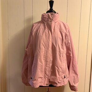L.L. Bean Pink Windbreaker Jacket
